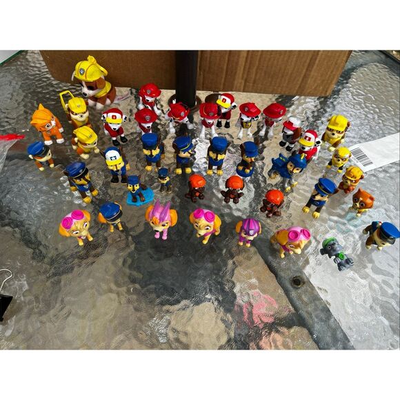 Paw Patrol action figure bundle ~35+ pcs Chase Marshall Skye Rubble Tsuma Rocky - Picture 4 of 6